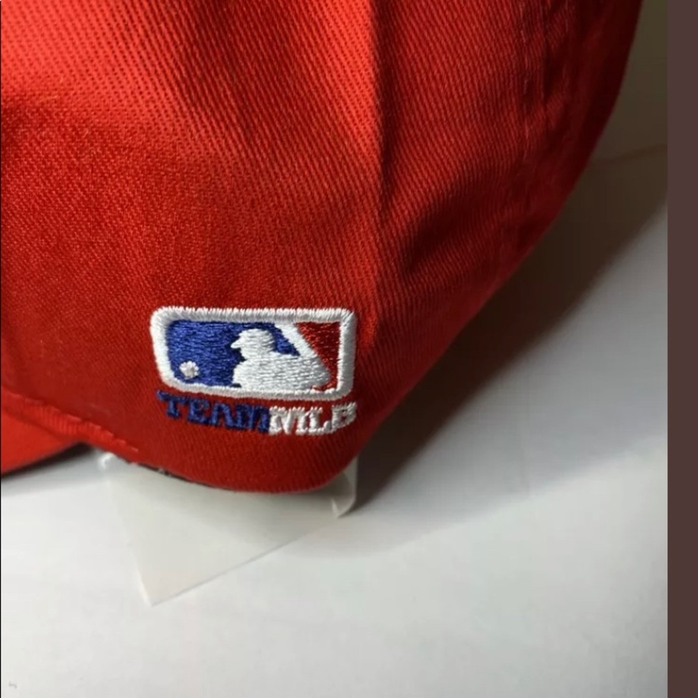 WASHINGTON NATIONALS HAT CAP MLB BASEBALL ADJUSTABLE ONE SIZE OSFA RED New - Picture 6 of 7